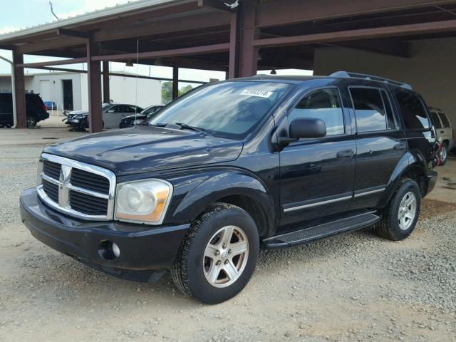 1D4HD58D25F502852 - 2005 DODGE DURANGO LI BLACK photo 2