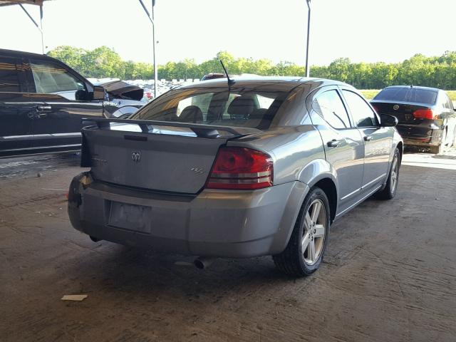 1B3LC76M48N638663 - 2008 DODGE AVENGER R/ GRAY photo 4