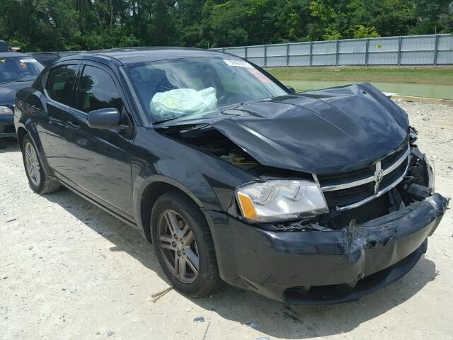 1B3CC1FB0AN206122 - 2010 DODGE AVENGER EX BLACK photo 1