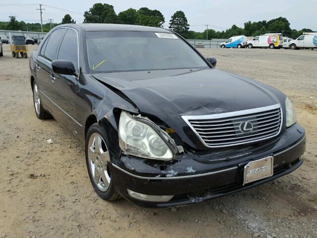 JTHBN36F155026221 - 2005 LEXUS LS 430 BLACK photo 1