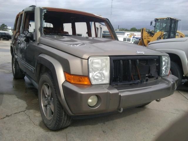 1J8HH48K26C265284 - 2006 JEEP COMMANDER GRAY photo 1