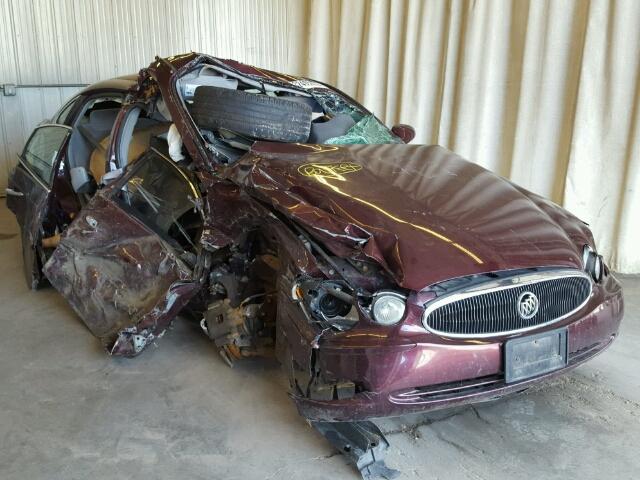 2G4WC582561274548 - 2006 BUICK LACROSSE C MAROON photo 1