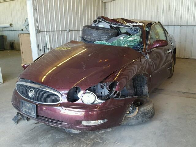 2G4WC582561274548 - 2006 BUICK LACROSSE C MAROON photo 2