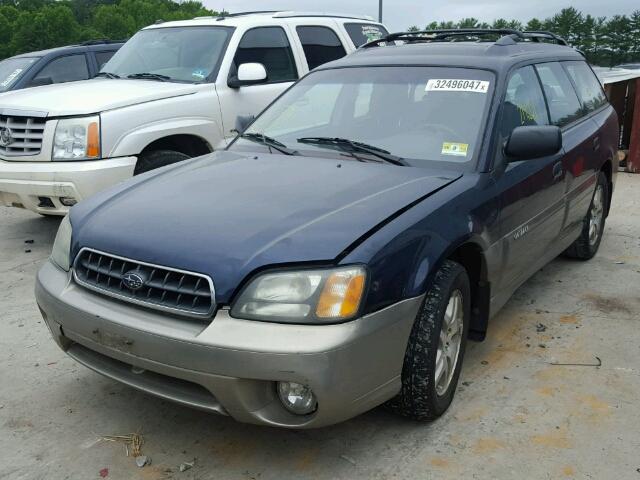 4S3BH675447642160 - 2004 SUBARU LEGACY TWO TONE photo 2