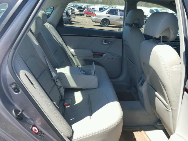 KMHFC46F87A157862 - 2007 HYUNDAI AZERA SE GRAY photo 6