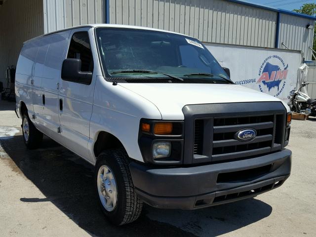 1FTNE1EW1EDA66485 - 2014 FORD ECONOLINE WHITE photo 1