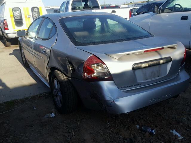 2G2WP552161117570 - 2006 PONTIAC GRAND PRIX SILVER photo 3