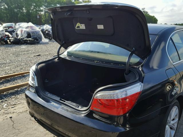 WBANV9C56AC138366 - 2010 BMW 535 XI BLACK photo 9