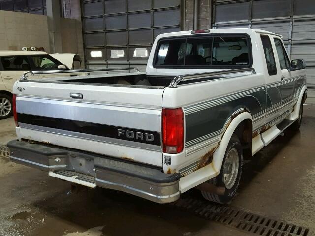 1FTEX14H9SKB61123 - 1995 FORD F150 WHITE photo 4