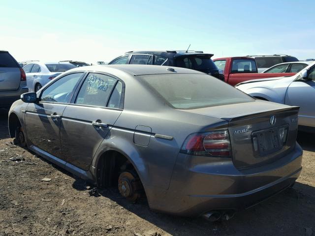 19UUA76597A020523 - 2007 ACURA TL TYPE S CHARCOAL photo 3