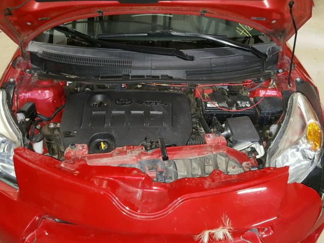 JTKKU4B43B1013433 - 2011 SCION XD RED photo 7