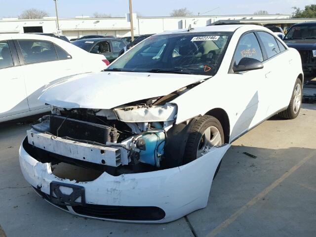 1G2ZG57BX94135259 - 2009 PONTIAC G6 WHITE photo 2