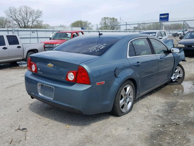 1G1ZH57B89F110589 - 2009 CHEVROLET MALIBU 1LT 绿色 照片 4