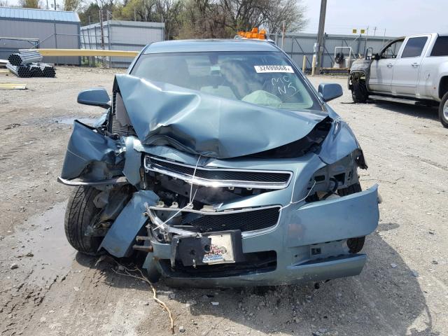 1G1ZH57B89F110589 - 2009 CHEVROLET MALIBU 1LT 绿色 照片 9
