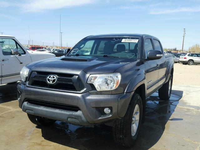 5TFJU4GN1EX055590 - 2014 TOYOTA TACOMA GRAY photo 2