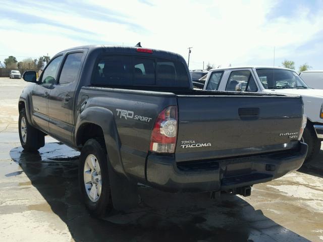 5TFJU4GN1EX055590 - 2014 TOYOTA TACOMA GRAY photo 3