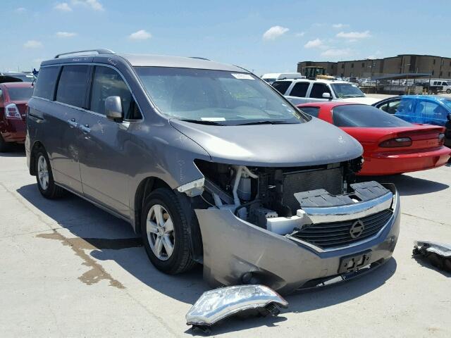 JN8AE2KP5D9068599 - 2013 NISSAN QUEST S GRAY photo 1