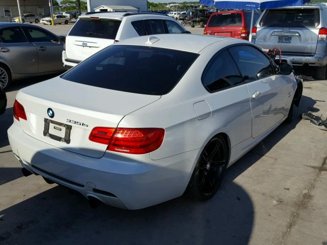 WBAKG1C51CJ217196 - 2012 BMW 335 I SULE WHITE photo 4