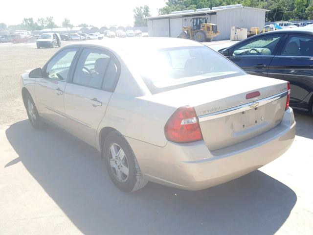 1G1ZT528X5F295104 - 2005 CHEVROLET MALIBU LS 金色 照片 3