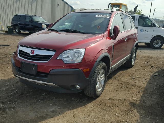 3GSCL33P18S674343 - 2008 SATURN VUE XE RED photo 2