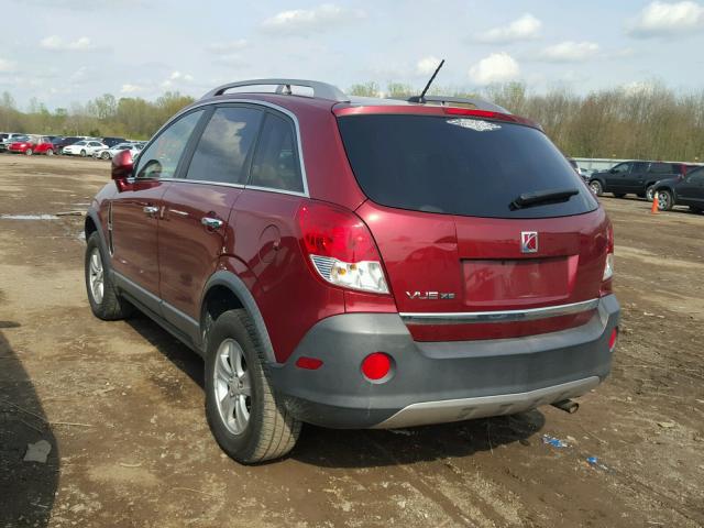 3GSCL33P18S674343 - 2008 SATURN VUE XE RED photo 3