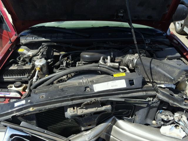 1GKDT13W0X2559730 - 1999 GMC JIMMY წითელი ფოტო 7