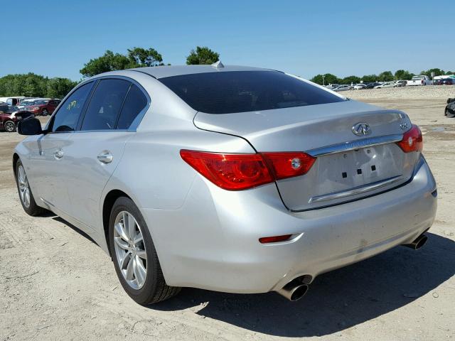 JN1EV7APXHM744577 - 2017 INFINITI Q50 PREMIU SILVER photo 3