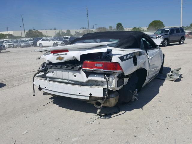 2G1FB3D39E9162306 - 2014 CHEVROLET CAMARO LT WHITE photo 4