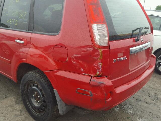 JN8BT08VX5W108103 - 2005 NISSAN X-TRAIL XE RED photo 9