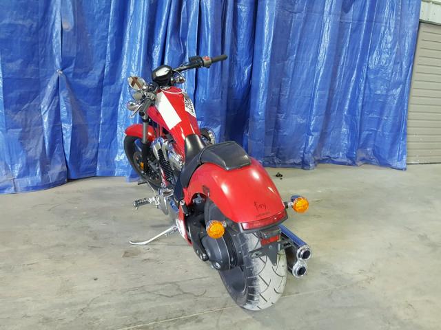 JH2SC61N9DK101178 - 2013 HONDA VT1300 CX RED photo 3