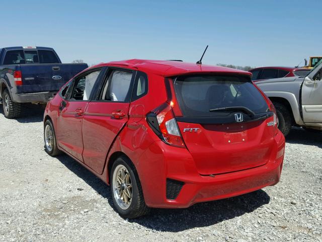 3HGGK5G57FM748078 - 2015 HONDA FIT LX RED photo 3