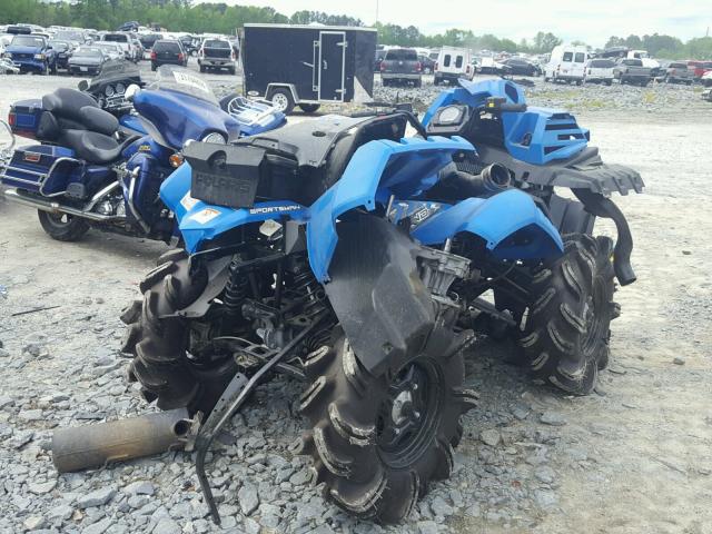 4XASXN854HB134468 - 2017 POLARIS SPORTSMAN BLUE photo 4