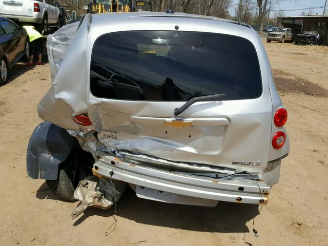 3GNCA13B19S545201 - 2009 CHEVROLET HHR LS SILVER photo 10