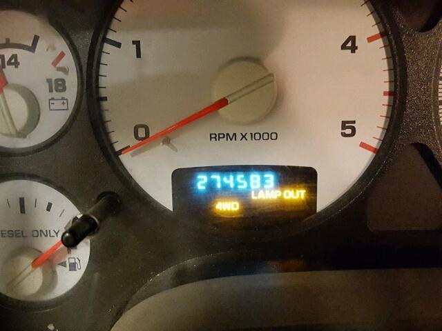 3D7KU28C04G190221 - 2004 DODGE RAM 2500 S RED photo 8