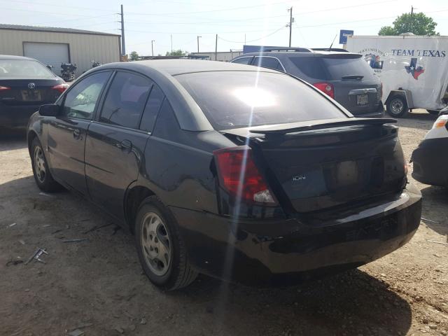 1G8AL52F63Z102620 - 2003 SATURN ION LEVEL BLACK photo 3