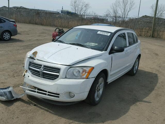 1B3CB4HA3BD181572 - 2011 DODGE CALIBER SX WHITE photo 2