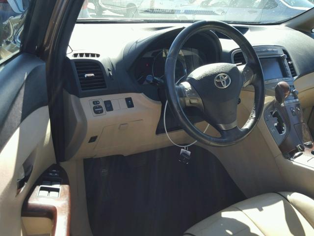 4T3BK3BBXBU053161 - 2011 TOYOTA VENZA BASE BROWN photo 9