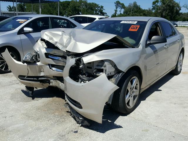 1G1ZB5E01CF185452 - 2012 CHEVROLET MALIBU LS GOLD photo 2