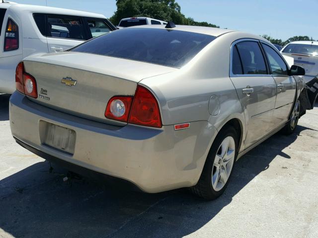 1G1ZB5E01CF185452 - 2012 CHEVROLET MALIBU LS GOLD photo 4