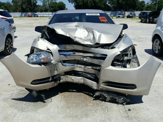 1G1ZB5E01CF185452 - 2012 CHEVROLET MALIBU LS GOLD photo 9
