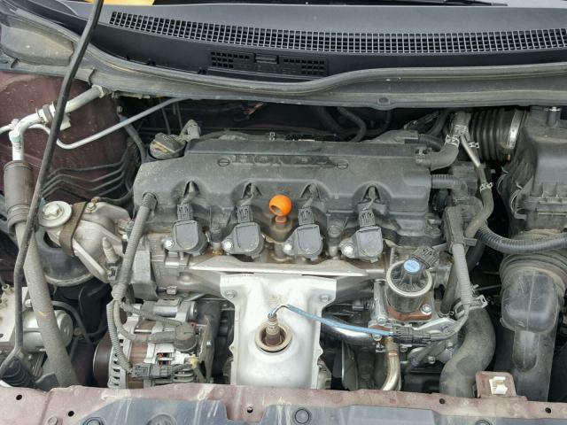 19XFB2F97EE078943 - 2014 HONDA CIVIC EXL BURGUNDY photo 7
