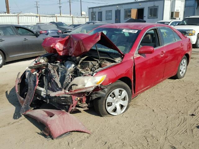 4T1BE46K89U381463 - 2009 TOYOTA CAMRY BASE RED photo 2
