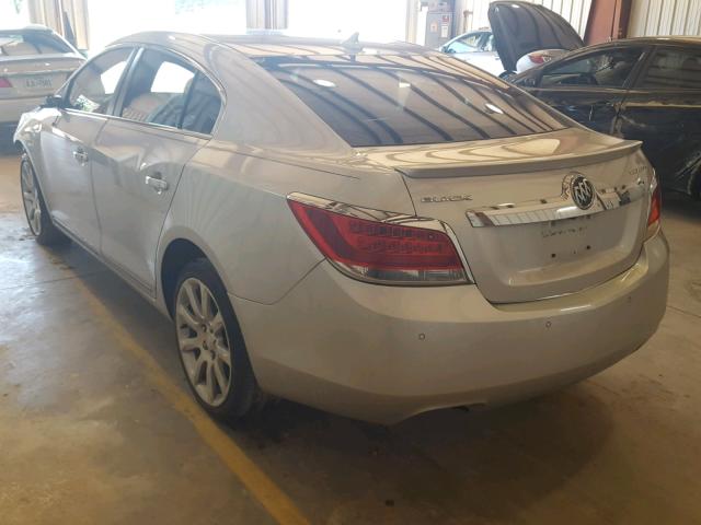 1G4GJ5G3XCF273159 - 2012 BUICK LACROSSE T SILVER photo 3