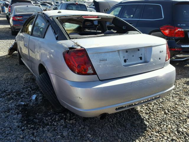 1G8AV15B77Z176856 - 2007 SATURN ION LEVEL SILVER photo 3