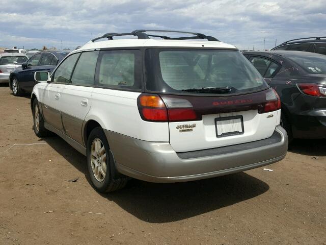 4S3BH6868Y7623804 - 2000 SUBARU LEGACY OUT WHITE photo 3