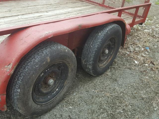 DRXMVB000229790M0 - 1998 UTILIMASTER TRAILER RED photo 8