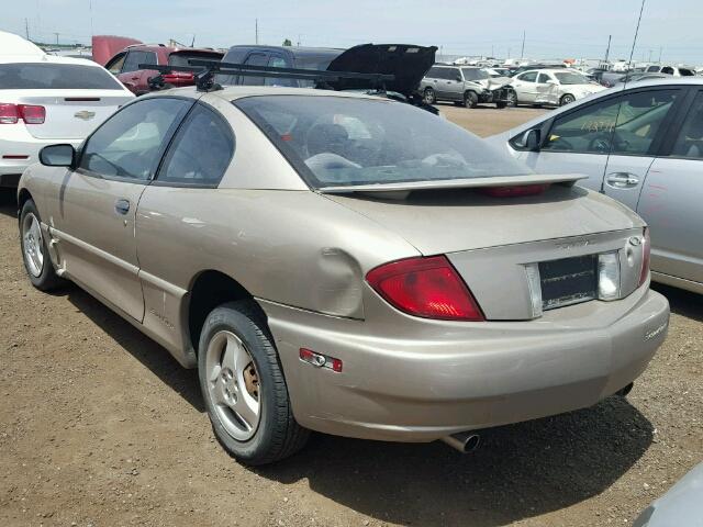 1G2JB12F937312579 - 2003 PONTIAC SUNFIRE TAN photo 3