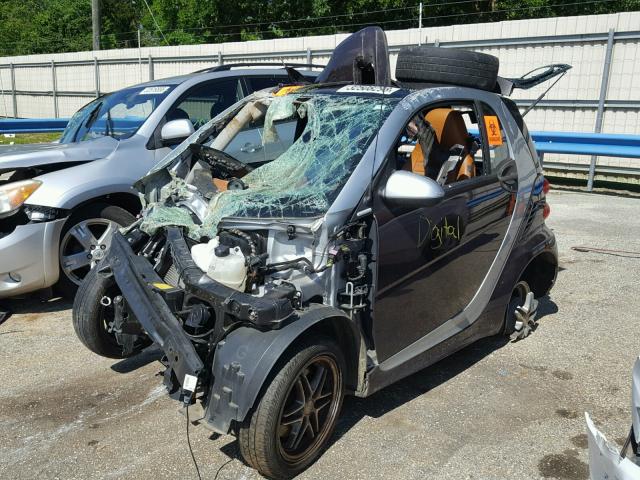 WMEEJ3BA4DK718446 - 2013 SMART FORTWO PUR BROWN photo 2