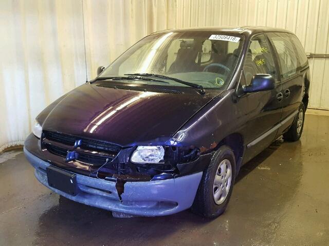 2B4FP2532XR149950 - 1999 DODGE CARAVAN PURPLE photo 2