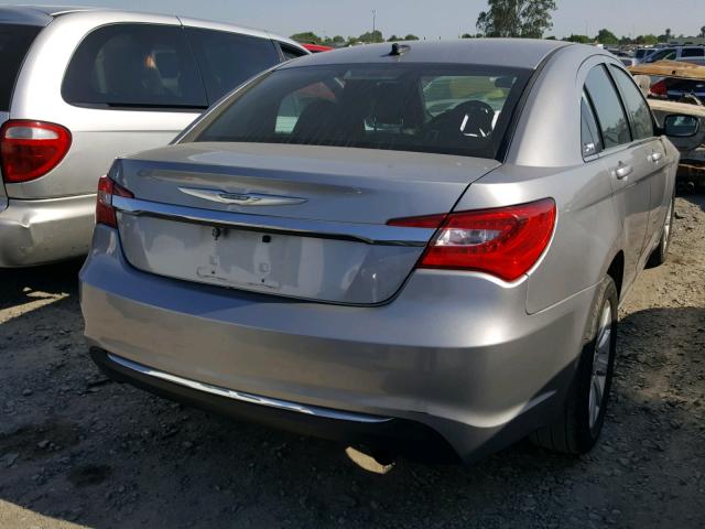 1C3CCBBB2EN107791 - 2014 CHRYSLER 200 TOURIN SILVER photo 4